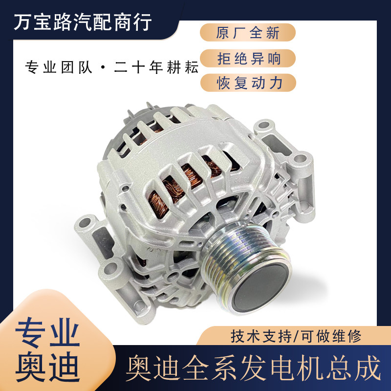 适用于奥迪A4 A4L B6 B7 B8 A6 A6L C5 C6 C7 Q3 Q5 Q7发电机总成