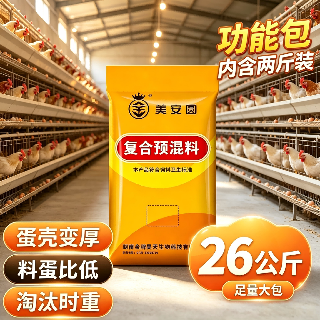 5%蛋鸡产蛋期预混料52斤/袋图片
