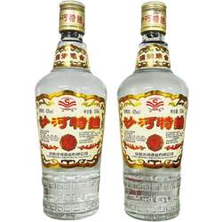 沙河特曲50度500毫升安徽浓香型纯粮食酒固态发酵优级整箱6瓶装酒
