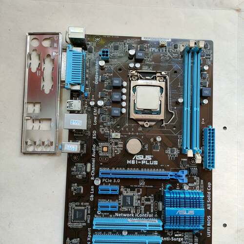 可维修华硕H61-PLUS主板+ⅰ5-3470Cpu套装！品像