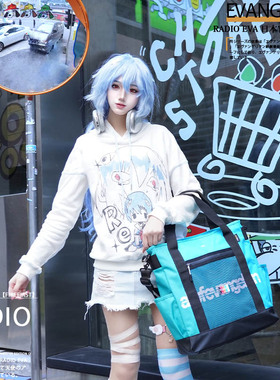 EVA新世纪福音战士联名手提包大容量耐用防水户外运动包学生潮流