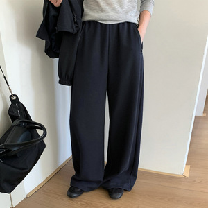 法国cherrykokotg 运动百搭舒适休闲卫裤女秋季抽绳可束脚宽松