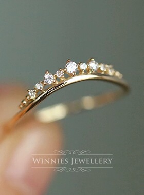 法国coss koko日系轻奢公主之冠小清新皇冠戒指高级感百搭复古