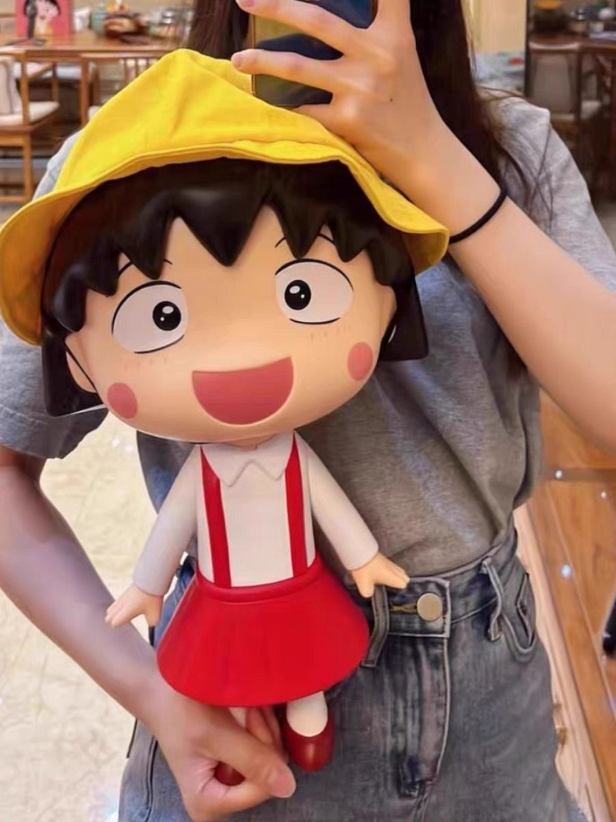 樱桃小丸子手办周边盲盒日本动漫超大号客厅摆件女生可爱生日礼物