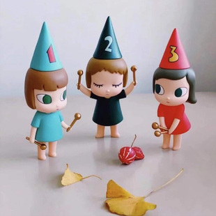 现 奈良美智公仔潮玩盲盒手办摆件小鼓手敲鼓123玩偶玩具节日礼物