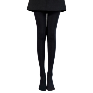 猫人瘦腿袜女压力裤强压加厚连裤袜加绒秋冬款黑色打底裤光腿神器