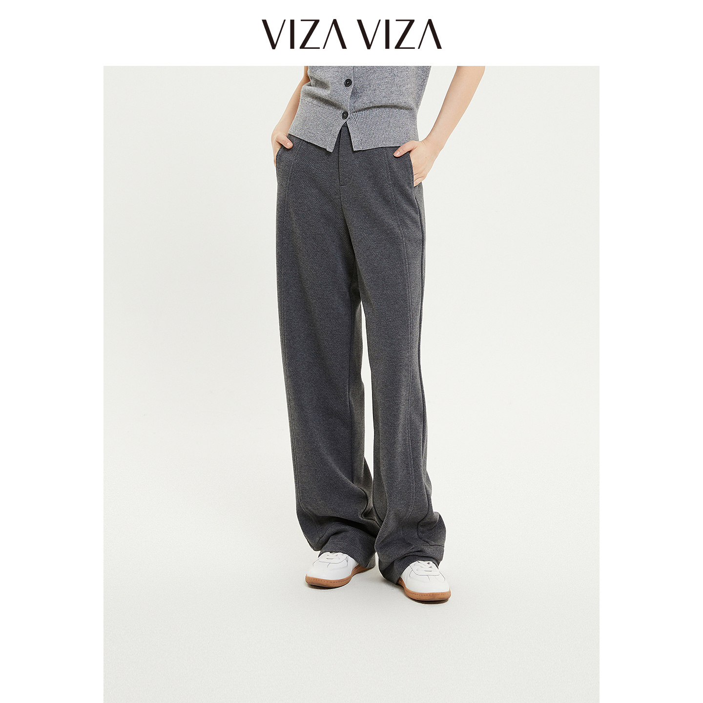 商务通勤VIZAVIZA休闲裤