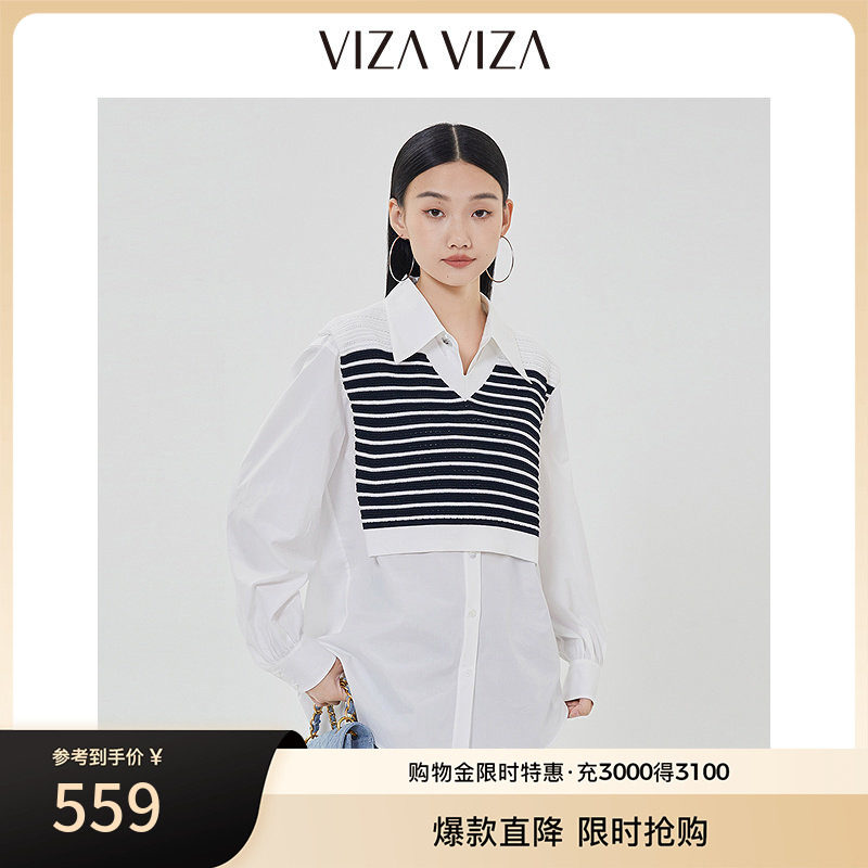 VIZAVIZA商务通勤衬衫图片