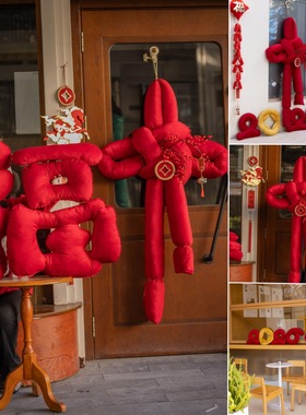 中国结福字2026马年装饰场景氛围布置商场店铺活动打卡迎新年装扮