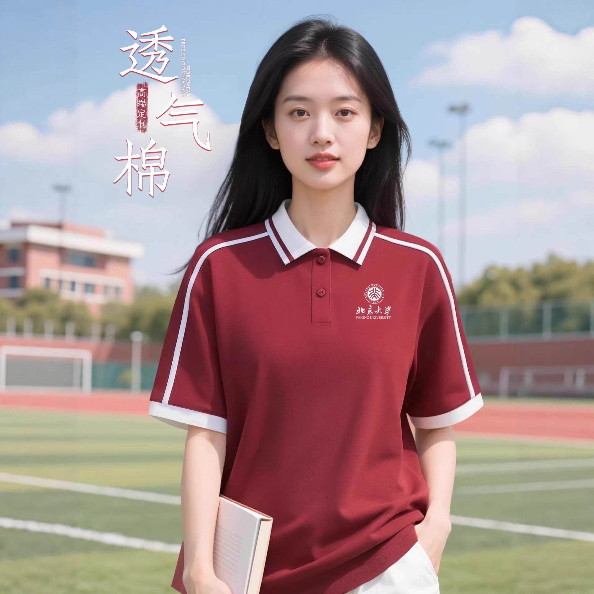 教培老师服定制夏季短袖t恤托管机构文化衫工装订做印绣logo