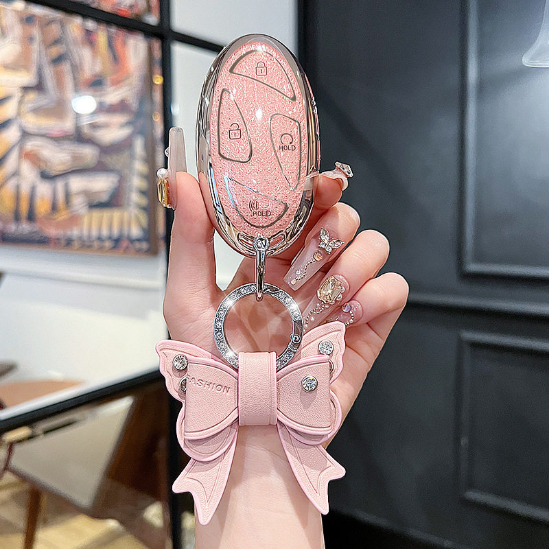 适用现代索纳塔钥匙套2024款十一11代艾尼氪loniq6汽车用品包壳扣