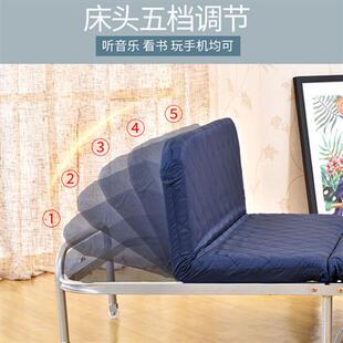 TP1016带滑轮三折单人家用午休陪护折叠床睡躺椅床硬板躺椅床
