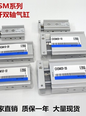 双轴气缸CXSM25/32-10/20/25/30/40/50/75-100-150-Z73L TR25