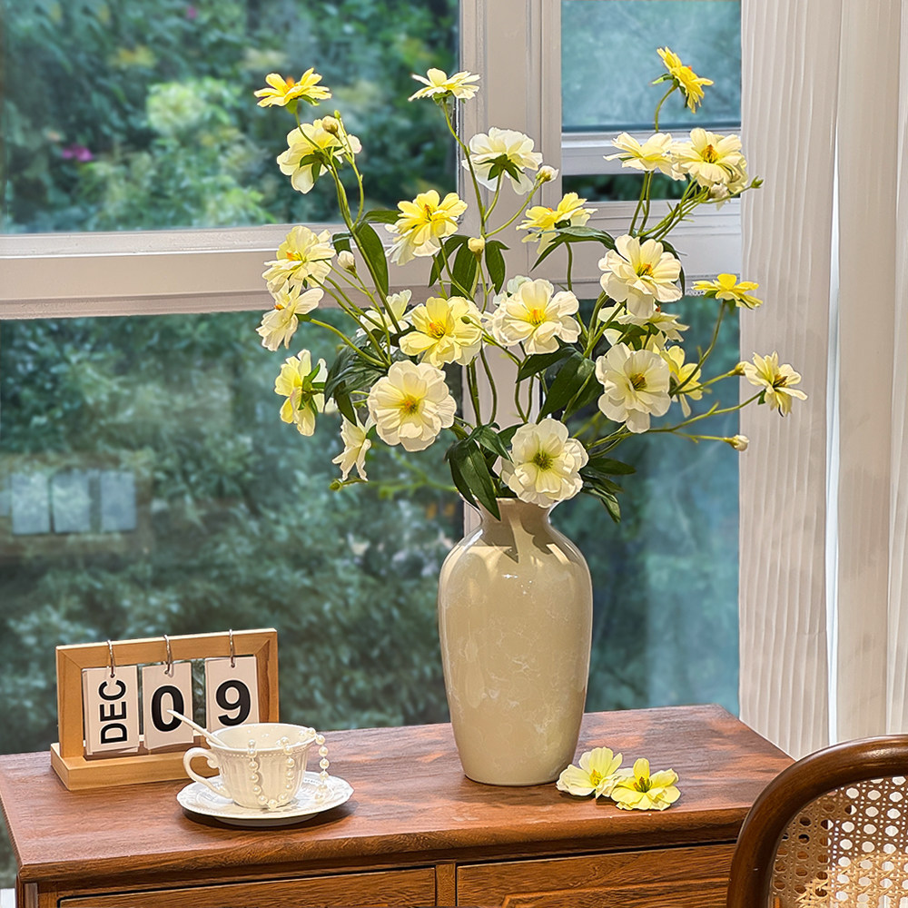 高档仿真花假花摆设客厅餐桌花艺摆件装饰品绢布花束家居软装摆设,家居饰品,仿真花/假花,淘宝优惠券,粉丝福利购,淘宝优惠卷