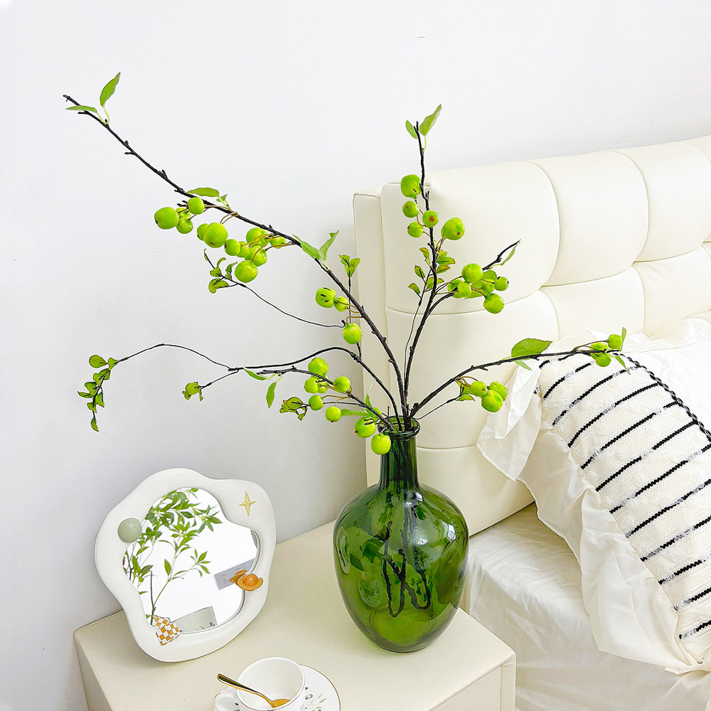 小苹果仿真绿植入户玄关客厅餐桌家居电视柜装饰高级感轻奢摆件,家居饰品,仿真花/假花,淘宝优惠券,粉丝福利购,淘宝优惠卷