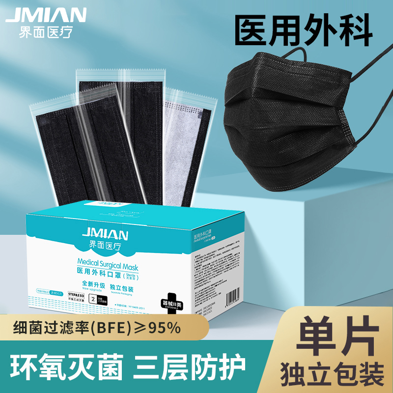 单片独立包装医用外科口罩灭菌
