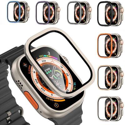 Aluminum Alloy Case For Apple Watch Ultra 49mm Screen Scratc