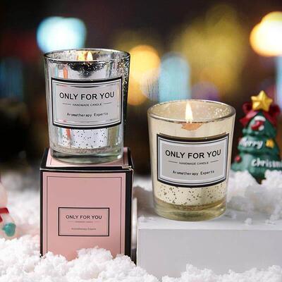 non-smoking, scented glass candles candle smokeless 香薰蜡烛
