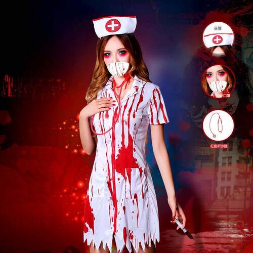 Halloween Nurse Costume cosplay costume nurse doctor Costume