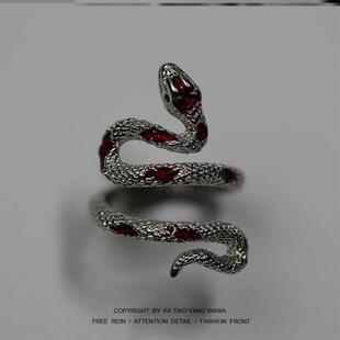 mens joint ring snake punk Male domineering finger ring戒指