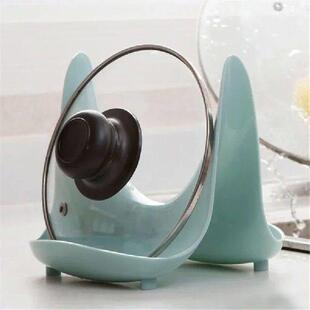 Lid Plastic Household Pot Useful Kitchen Stand Spoon Holder