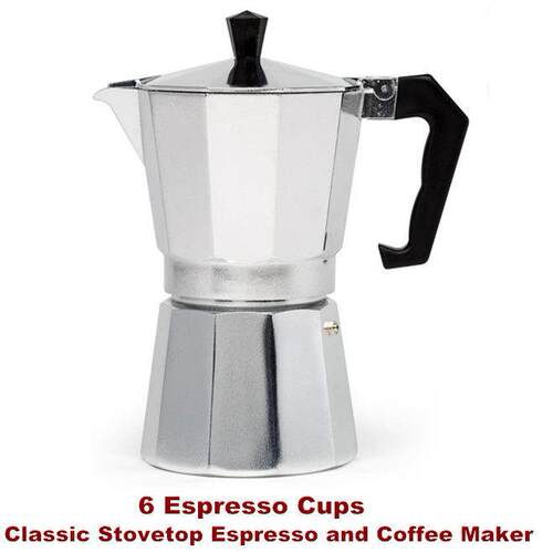 Stovetop Espresso Coffee Maker Moka Pot Espresso Cuban Café