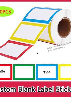 Kids Names Label Name Tag Sticker Blank Stickers Roll Tape0