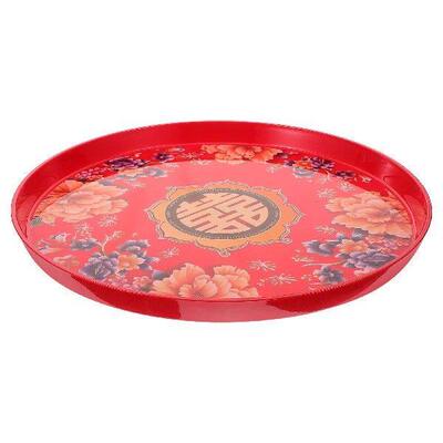 Snack Bowls Tea Tray Wedding Candy Serving Printing Chinese