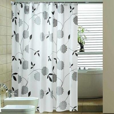 bathroom shower curtain padded waterproof mildew shower