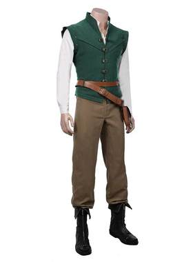 Flynn Rider Tangled Rapunzel Cosplay Costume Adult Carnival