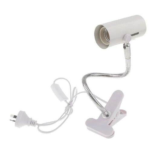 Gooseneck Reptile Ceramic Heating Light Bulb Lamp Holder