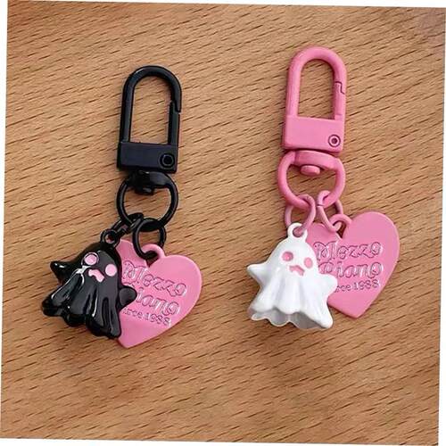 Halloween Keychain Funny Ghost Pendant Key Ring For Women Me