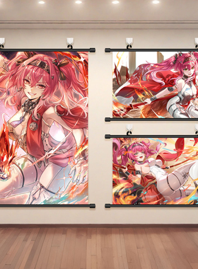 露帕海报鸣潮Lupa挂画动漫游戏二次元美女周边卧室客厅装饰画壁画