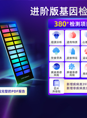 基因宝 dna基因检测疾病肿瘤用药心血管遗传祖源过敏营养皮肤HIV