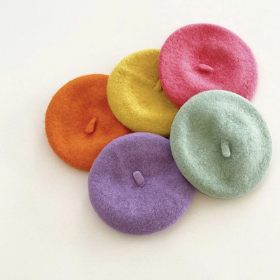 小型犬比熊猫咪贝雷帽