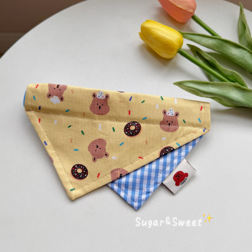 活力狗狗三角巾猫咪围脖宠物围兜双面项圈小狗围嘴比熊泰迪英短