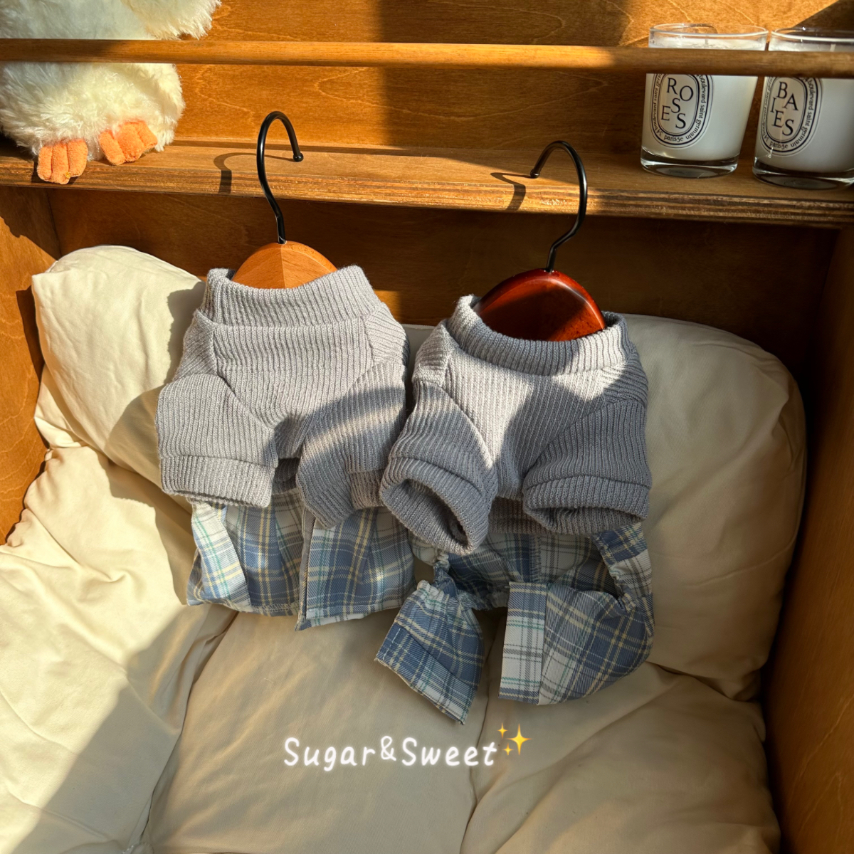 宠物猫咪狗可爱情侣装毛衣JK服饰