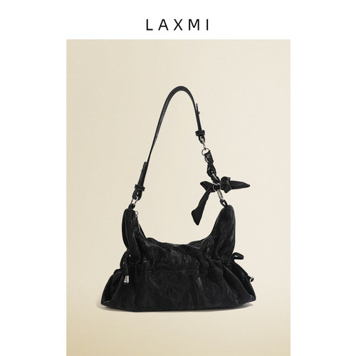 laxmi小众设计褶皱云朵包