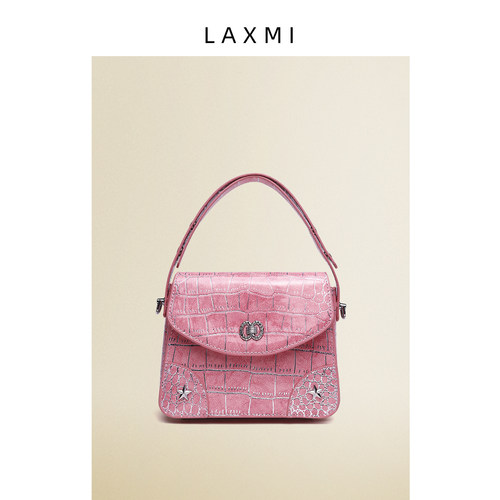 LAXMIY2K辣妹鳄鱼纹小方包