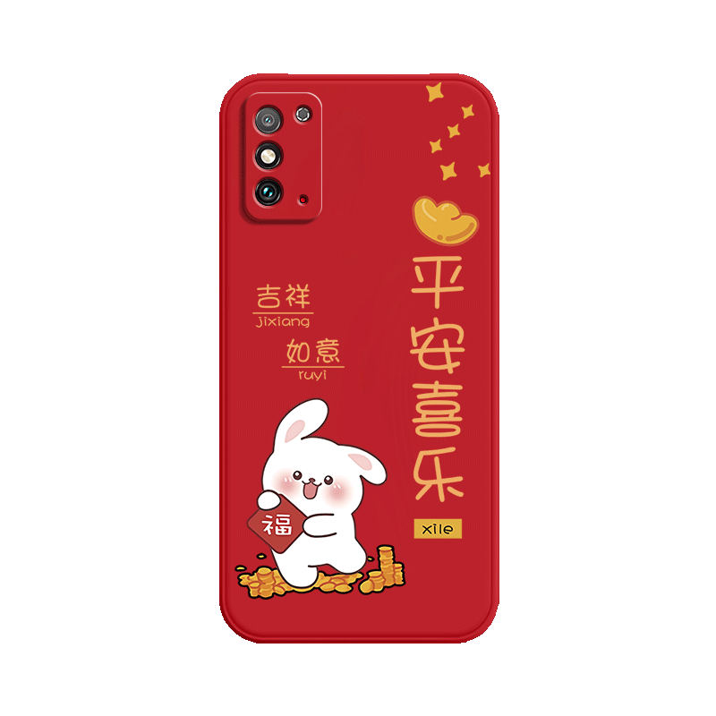 兔新年款适用华为荣耀x30max手机壳KKG一AN70新款honor硅胶honorx保护套kkgan男女xmax全包ma×防摔mαx外壳