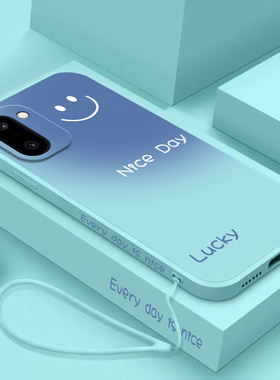 适用一加ACE6T手机壳PLR110渐变微笑硅胶oneplus全包1+aec6T防摔保护套oppoPLR男女1加aceT6一十新款OPPO外壳