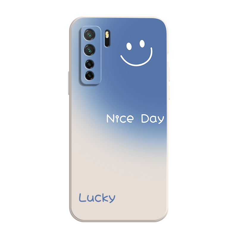渐变微笑适用华为nova7SE5G活力版手机壳nove7es乐活板CND一AN00男女CDL新款note硅胶全包novo保护套nowa防摔
