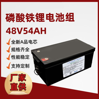48V磷酸铁锂电池电动推进器房车电源电动车电池组大容量54AH