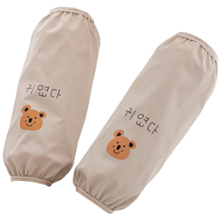 防水皮袖套2025新款男士加长款女袖子手臂套袖工作护袖手套秋冬季