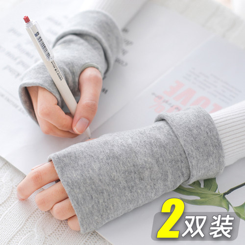 保暖无指手套儿童学生薄款冬季
