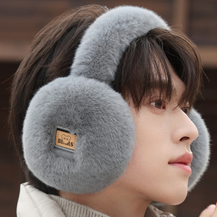 毛绒耳罩男款耳套防寒耳暖冬季男士耳朵保暖护耳罩耳捂子耳包耳帽
