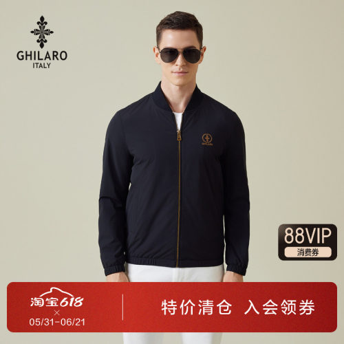 经典棒球领款刺绣LOGO棒球领夹克