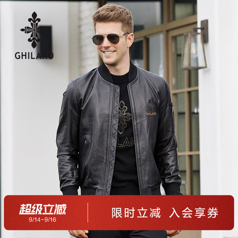 雷迪波尔旗下古劳男装皮衣绵羊