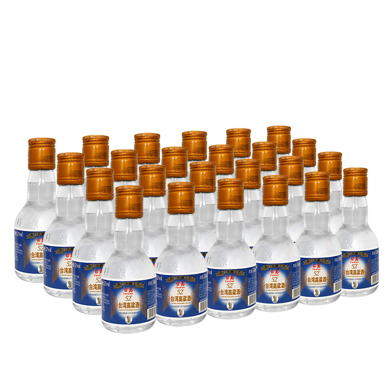 台岛台湾高粱酒小瓶装52度24瓶浓香型高度白酒便携装,酒类,白酒/调香白酒,淘宝优惠券,粉丝福利购,淘宝优惠卷