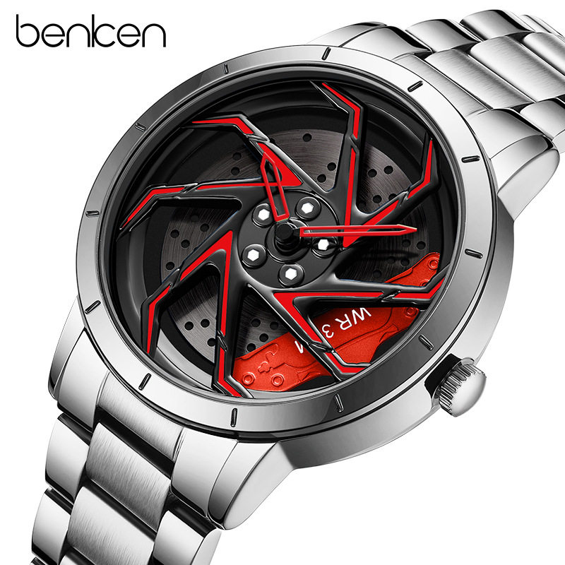 本肯BENKEN方程式赛车二号 超跑轮毂 时来运转手表士 石英机芯3